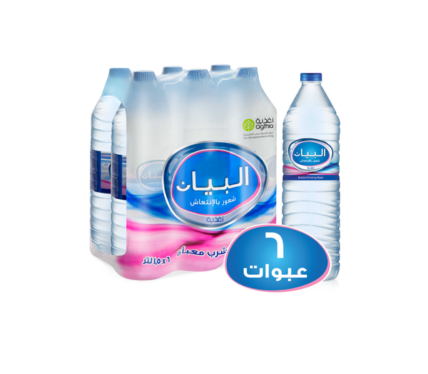 Al Bayan Water 1.5 Ltr x 6